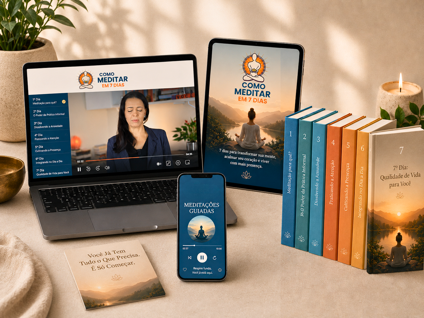 Pacote completo: aulas, práticas guiadas e e-books